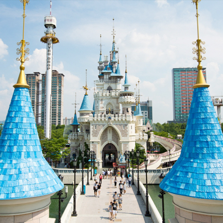 酷遊親子同樂首爾５日(彩妝1站)~松島韓屋村.樂天世界.景褔宮.北村韓屋村.普羅旺斯村.迎仕柏度假村.COEX星空圖書館