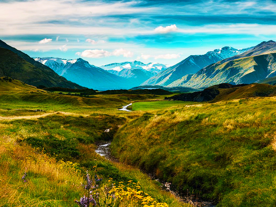 情澗山水紐西蘭南島東岸